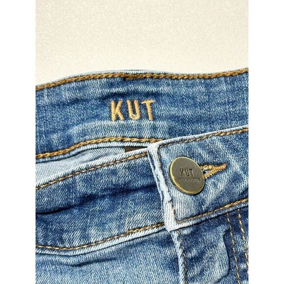 Kut from the Kloth Womens Hi Rise Boyfriend Jeans Blue Denim Light Wash Size 14 - Picture 6 of 12
